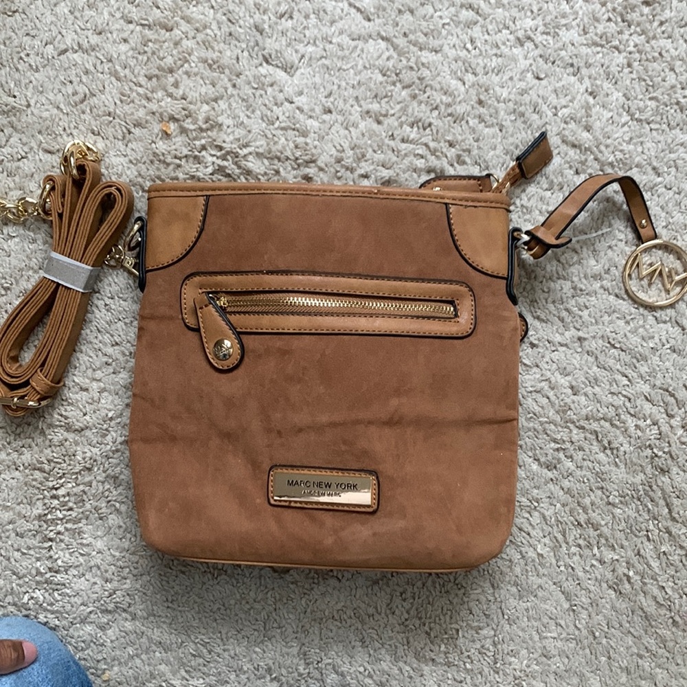 Tan suede Cross Body